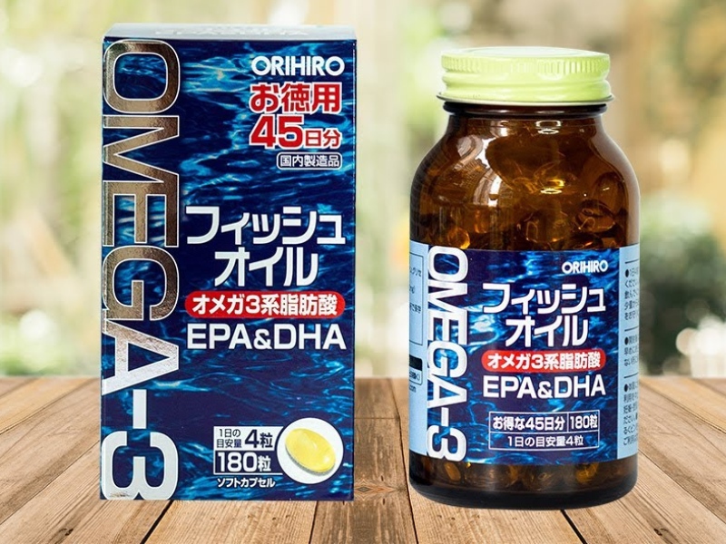  Viên uống bổ mắt cho người già Orihiro cung cấp DHA và EPA giúp giảm nhức mỏi, tăng khả năng bảo vệ cho mắt luôn khỏe mạnh