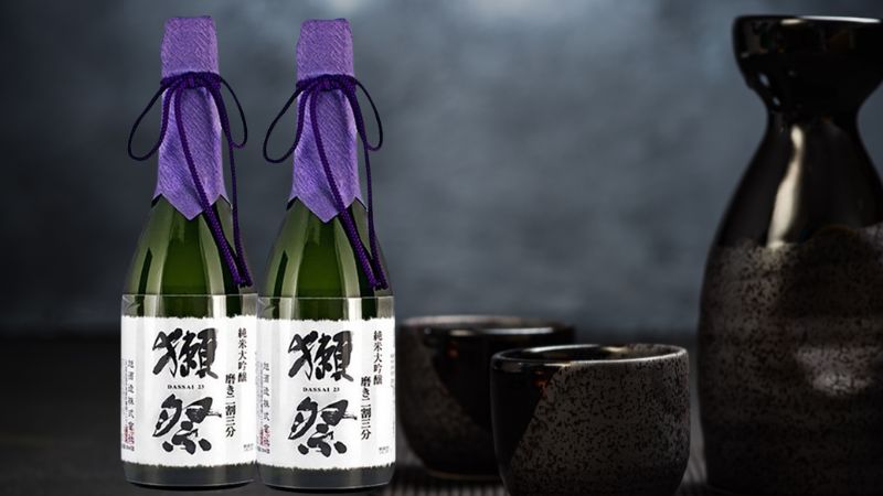 Rượu Sake Dassai là sản phẩm chọn lọc kỹ càng về nguyên liệu, điển hình là gạo được mài lên đến 23% còn lại của hạt gạo gốc