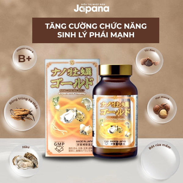 Viên uống tinh chất hàu Nano Gold Nichiei Bussan
