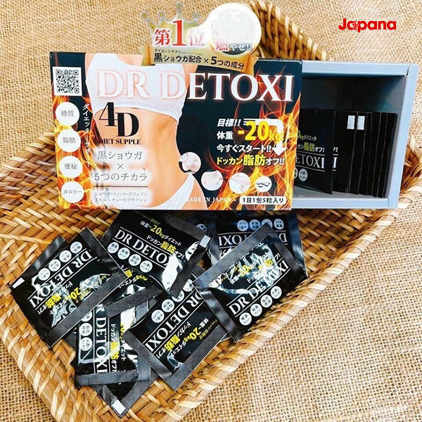 Viên uống giảm cân thải độc Dr Detoxi 4D Diet Supple​