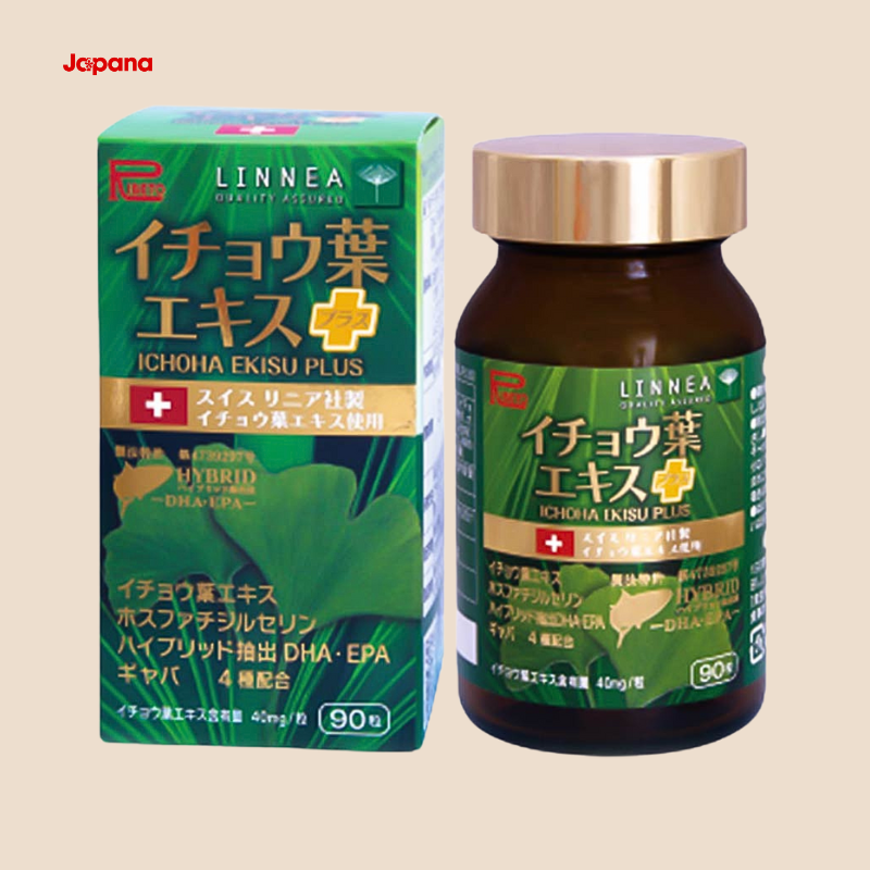 Viên uống bổ não Ribeto Shoji Ichoha Ekisu Plus