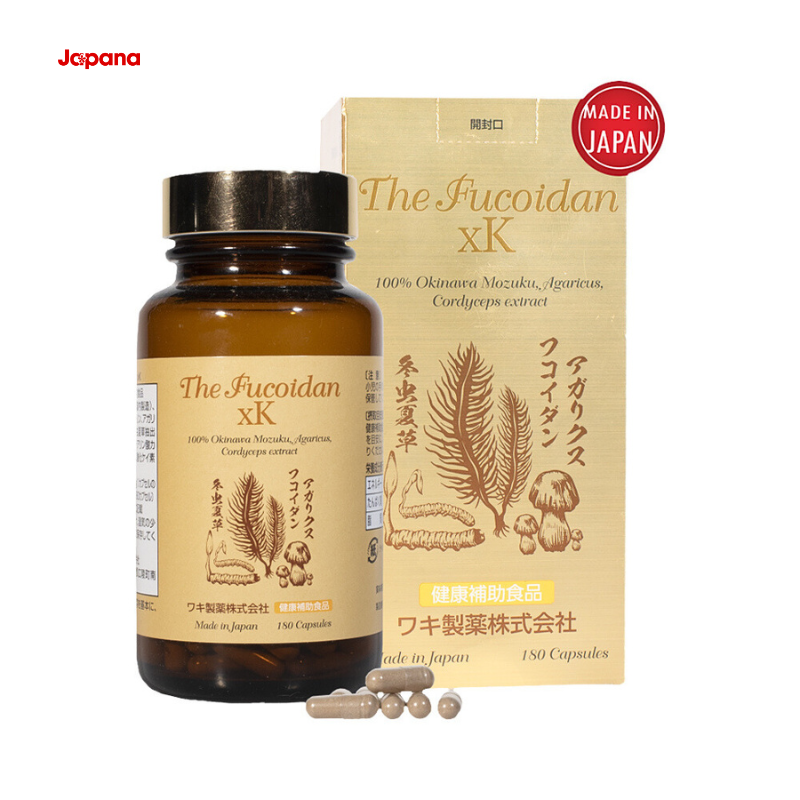 Viên uống hỗ trợ điều trị ung thư The Fucoidan XK Waki Pharmaceutical