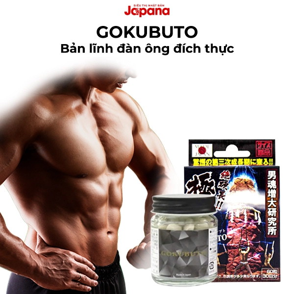 Viên uống hỗ trợ sinh lý, tăng kích thước Gokubuto Nhật Bản