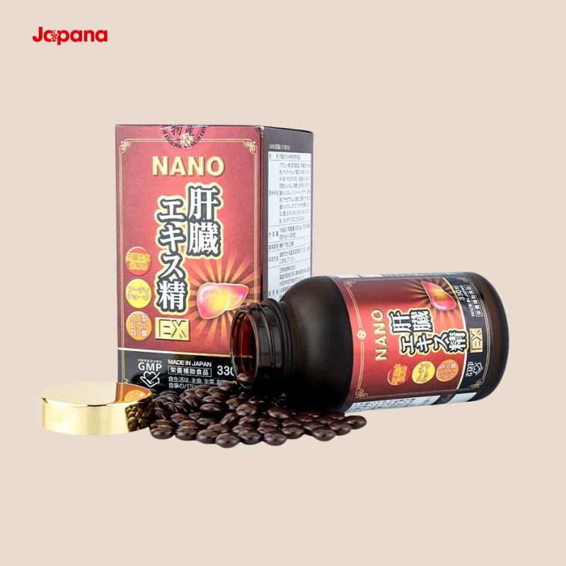 Viên uống hỗ trợ giải độc gan Nichiei Bussan Nano Liver Extract Sperm EX