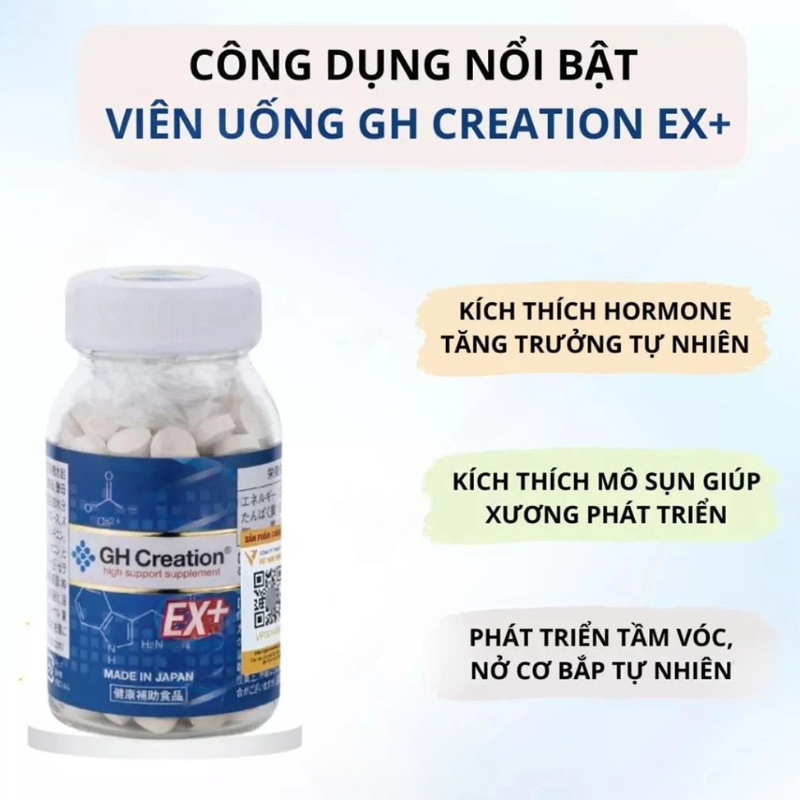 Viên uống tăng chiều cao GH Creation