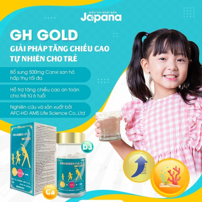 Viên uống tăng chiều cao GH Gold