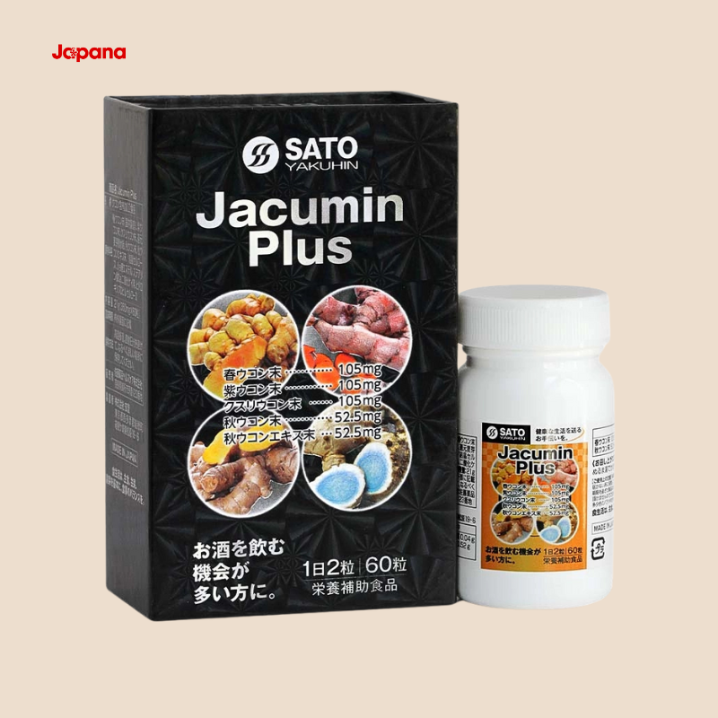 Viên uống nghệ bổ gan Sato Jacumin Plus
