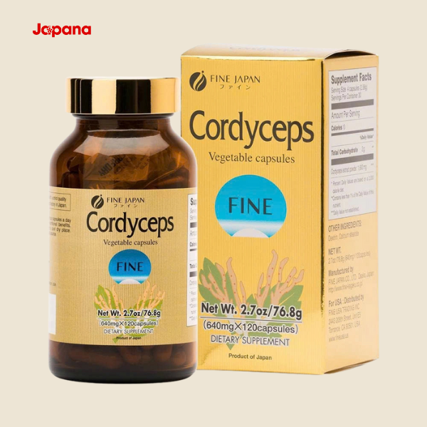 Đông trùng hạ thảo Fine Japan Cordyceps 120 viên