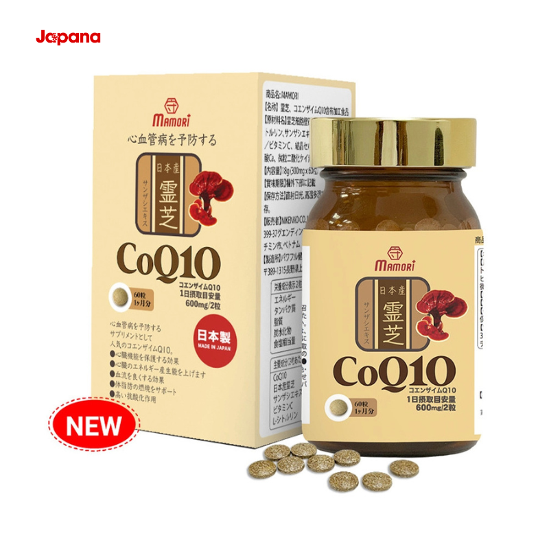 Viên uống hỗ trợ tim mạch Mamori CoQ10 60 viên