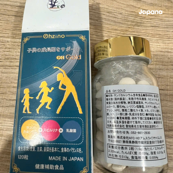 Review viên uống tăng chiều cao GH Gold Nhật Bản