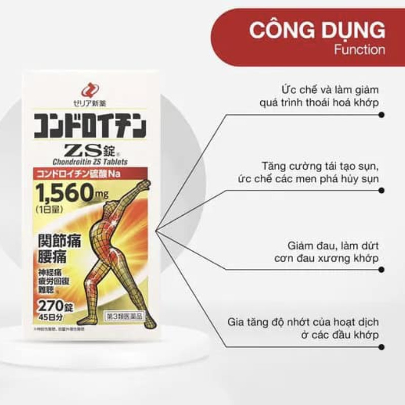 Viên uống bổ xương khớp cao cấp ZS Chondroitin