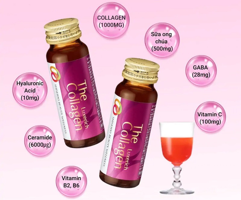 Nước uống Shiseido The Collagen LuxeRich