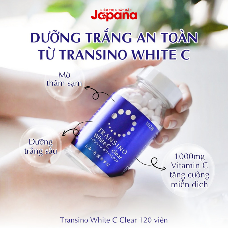 viên uống trị nám Transino White C Clear