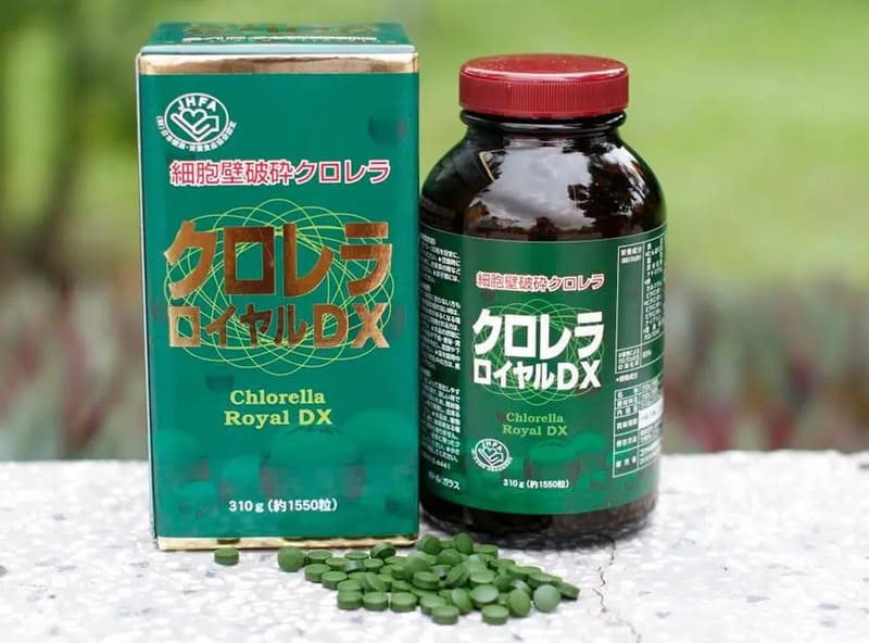 Sản phẩm tảo lục Chlorella chứa hàm lượng dinh dưỡng cao