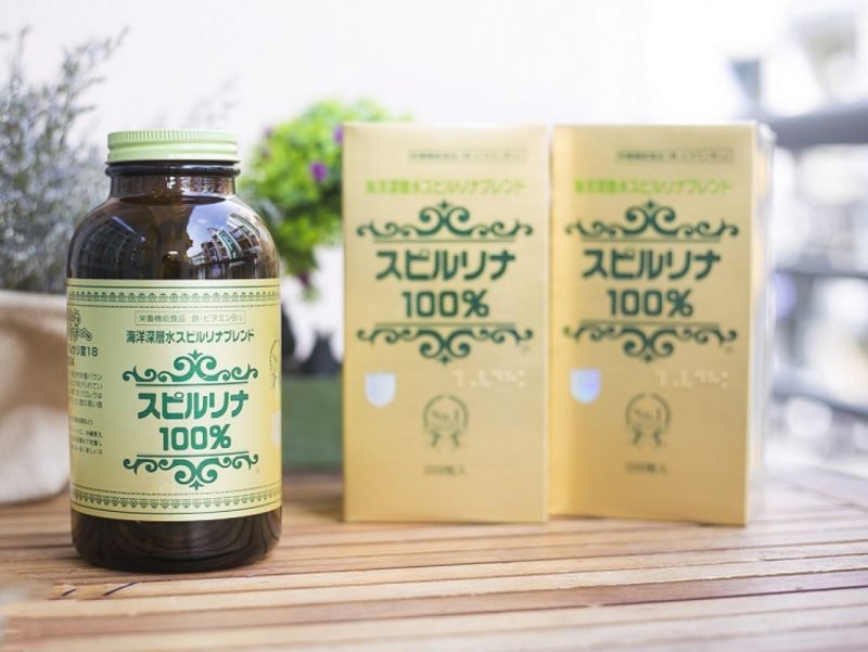 Thuốc tăng sức đề kháng cho người lớn - Tảo xoắn Spirulina Japan Algae 