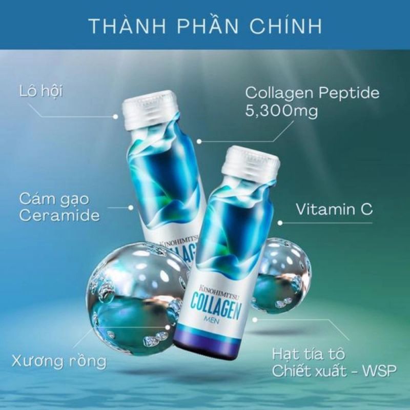 Thực phẩm chức năng Kinohimitsu Collagen Men