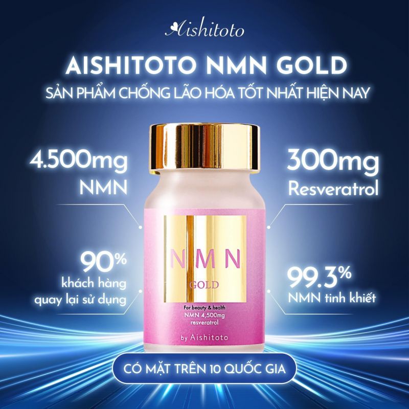 Thực phẩm chức năng Aishitoto NMN Gold