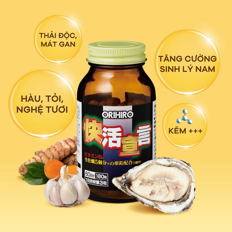 Tinh chất hàu tươi tỏi nghệ Orihiro
