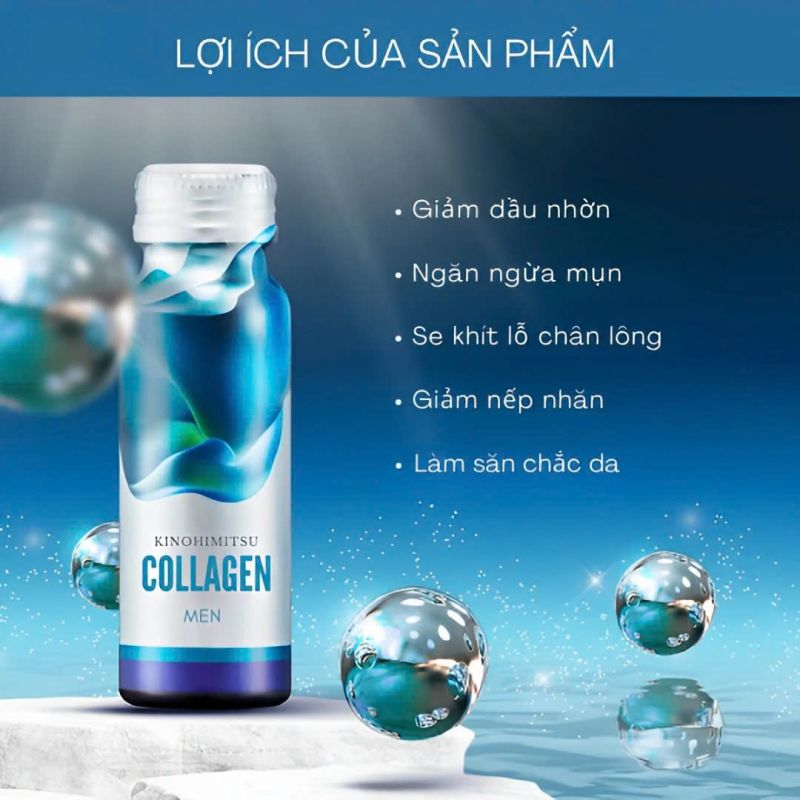 Nước uống dưỡng da Kinohimitsu Collagen Men