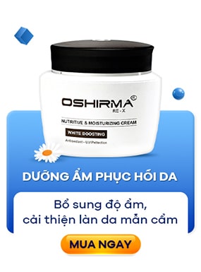 Kem dưỡng ẩm và phục hồi da mẫn cảm Oshirma Re-X 18g