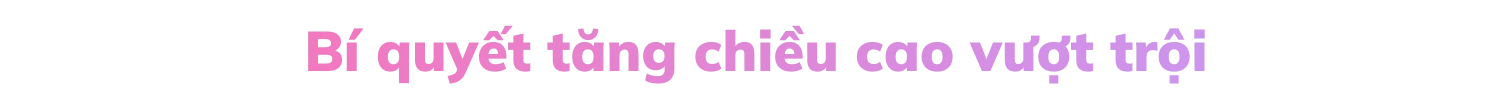 tăng chiều cao trẻ