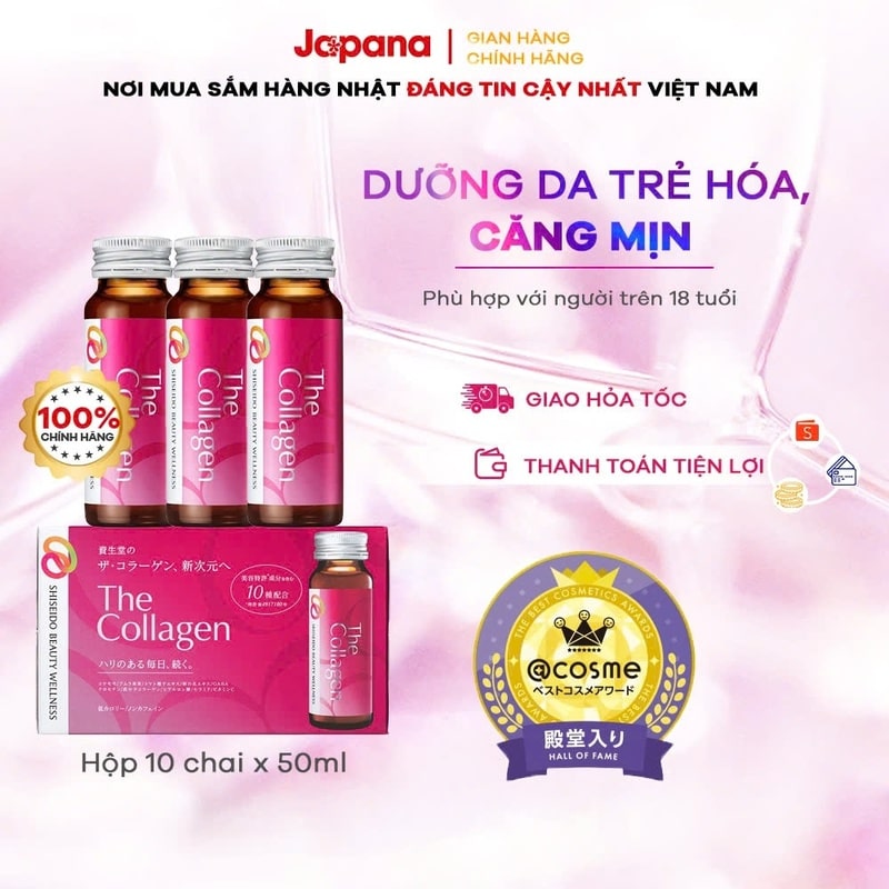 Mua thực phẩm bổ sung collagen ở Japana