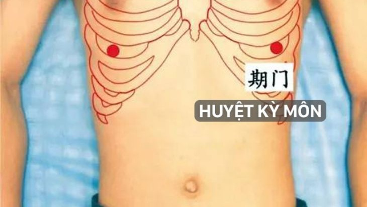 Huyệt kỳ môn là huyệt đạo nằm ở gan