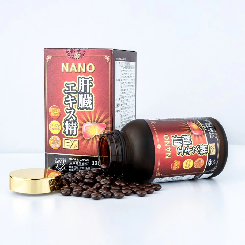 Viên uống giải độc gan Nichiei Bussan Nano Liver Extract Sperm EX 