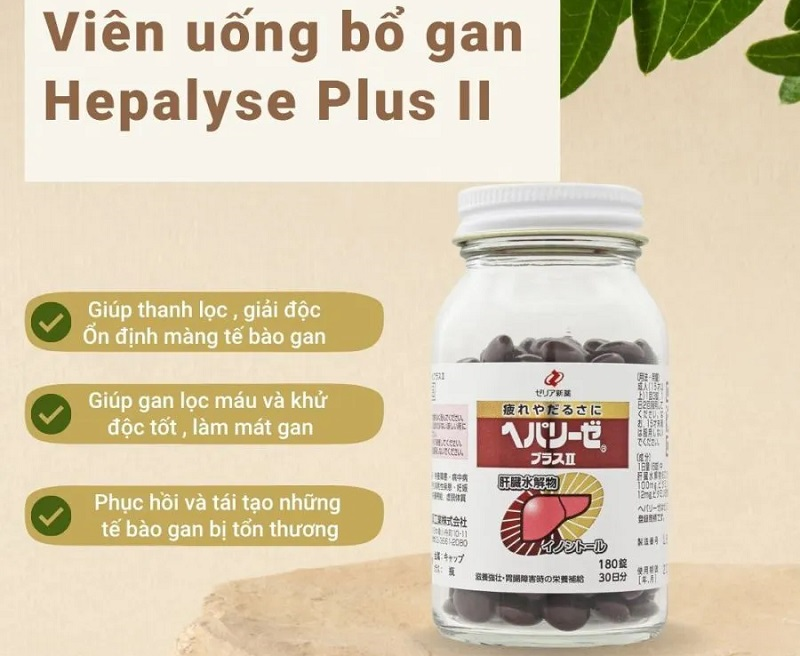 Viên uống bổ gan Zeria Hepalyse II 