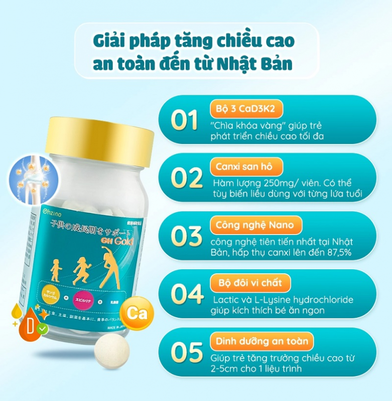 Thực phẩm hỗ trợ tăng cường hormon GH