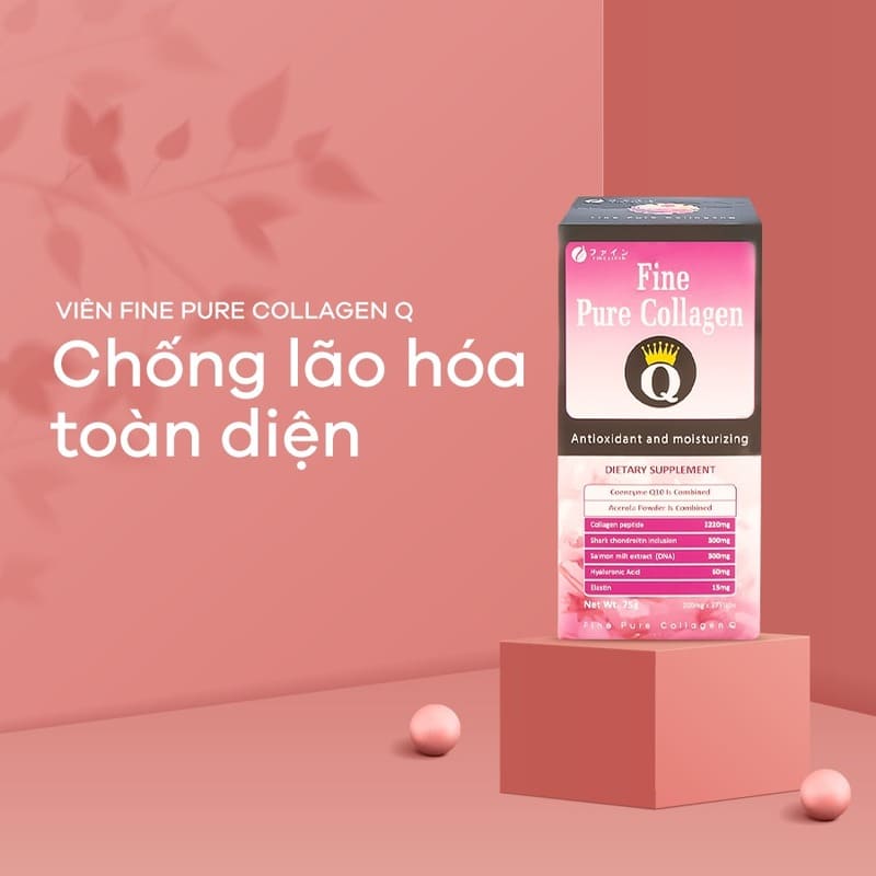 Viên uống đẹp da Fine Pure Collagen Q