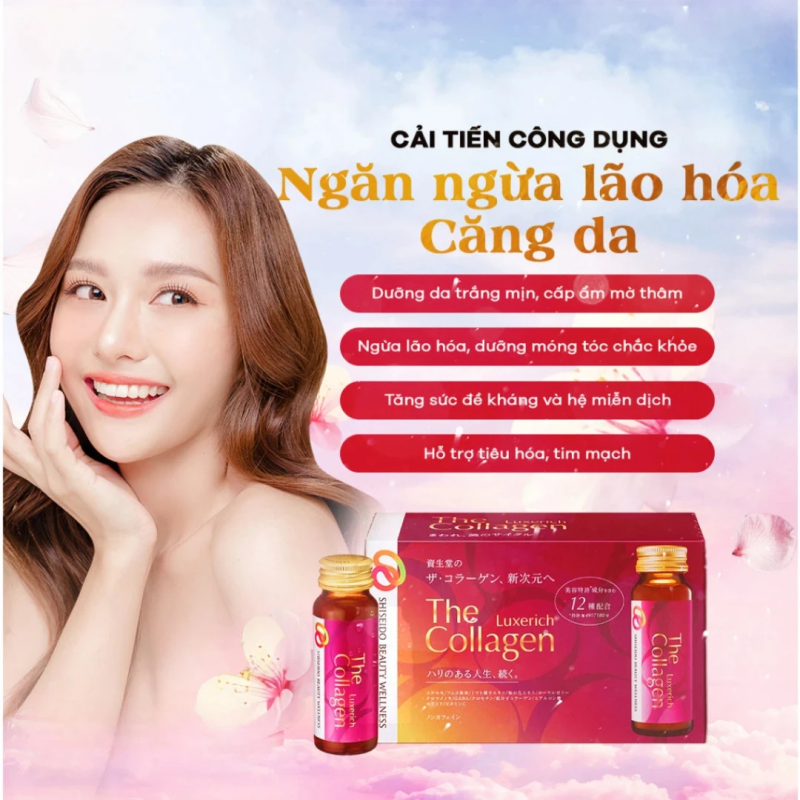 Nước uống Shiseido The Collagen LuxeRich 