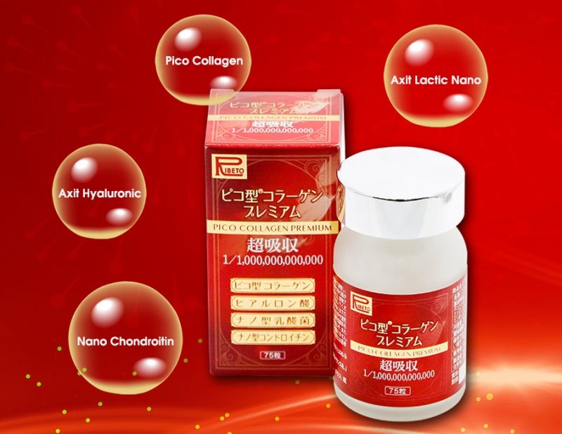 Collagen Nhật dạng viên Pico Premium Ribeto Shoji 300mg