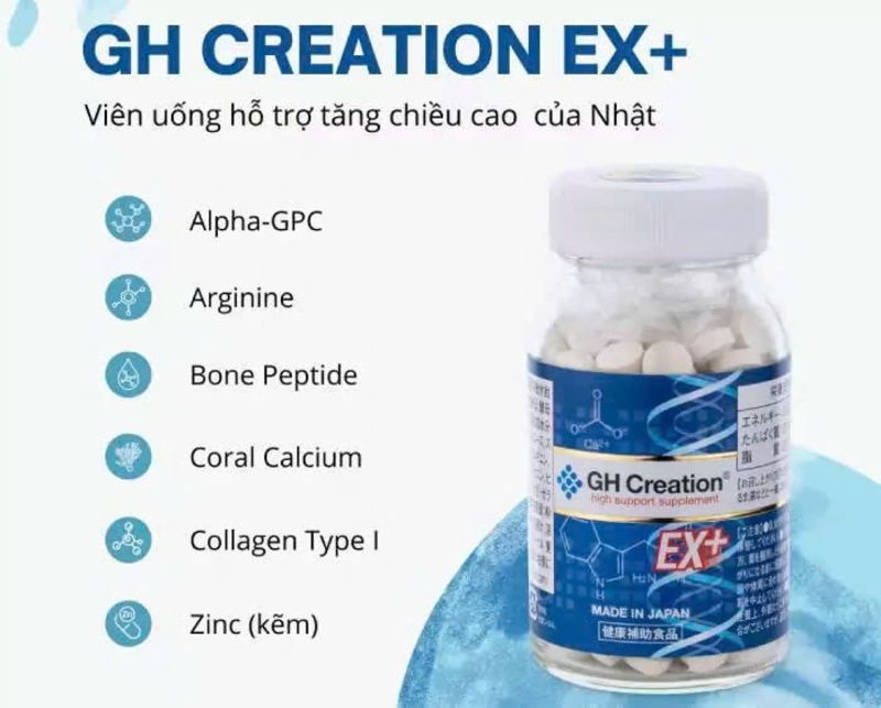 viên uống gh creation review