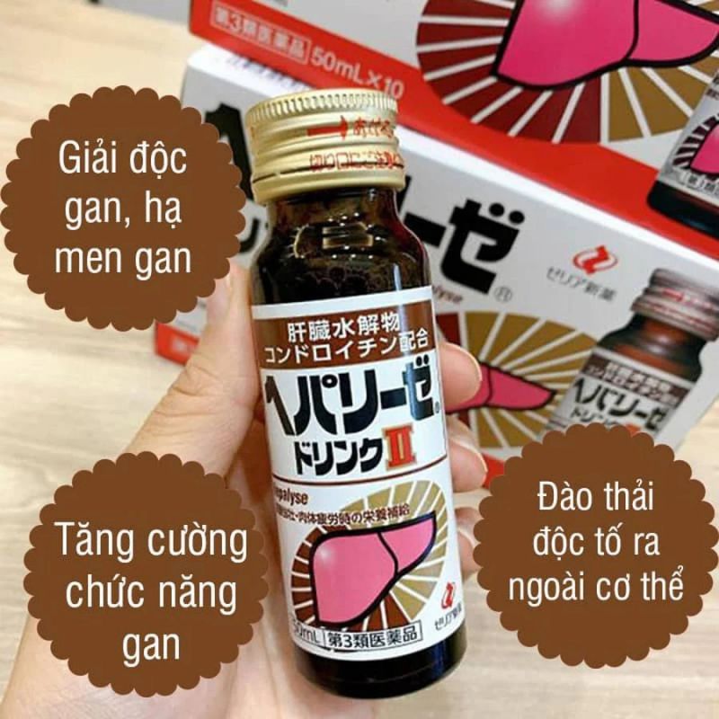 Nước uống bổ gan Zeria Hepalyse II Nhật Bản