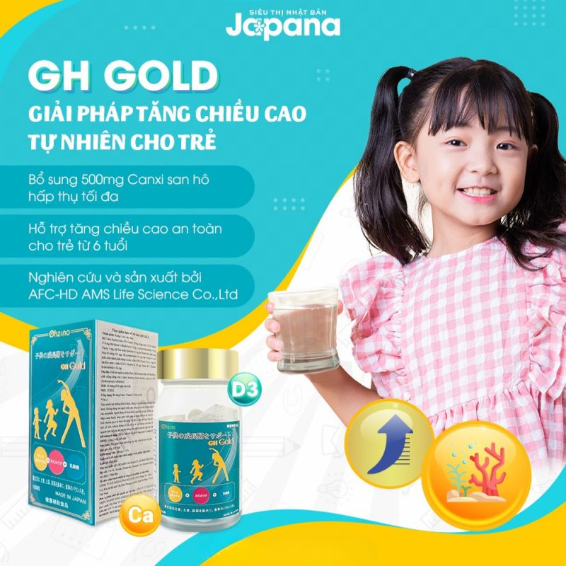 Viên uống tăng chiều cao Gh gold