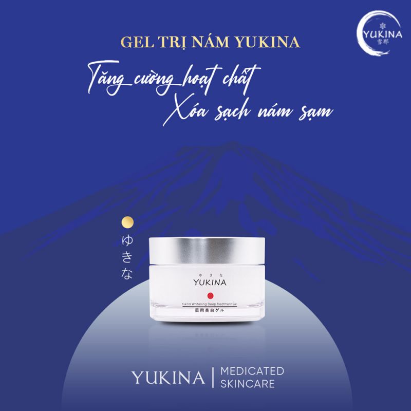 Kem trợ trị nám tàn nhang Yukina Whitening Deep Treatment