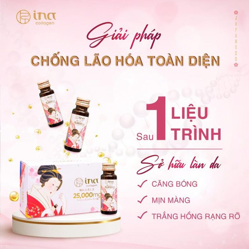 Liệu trình uống collagen nước của Nhật đúng cách
