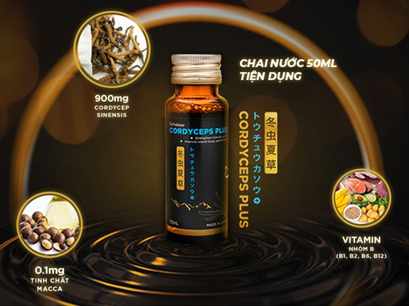 Nước uống đông trùng hạ thảo Fine Japan Cordyceps Plus