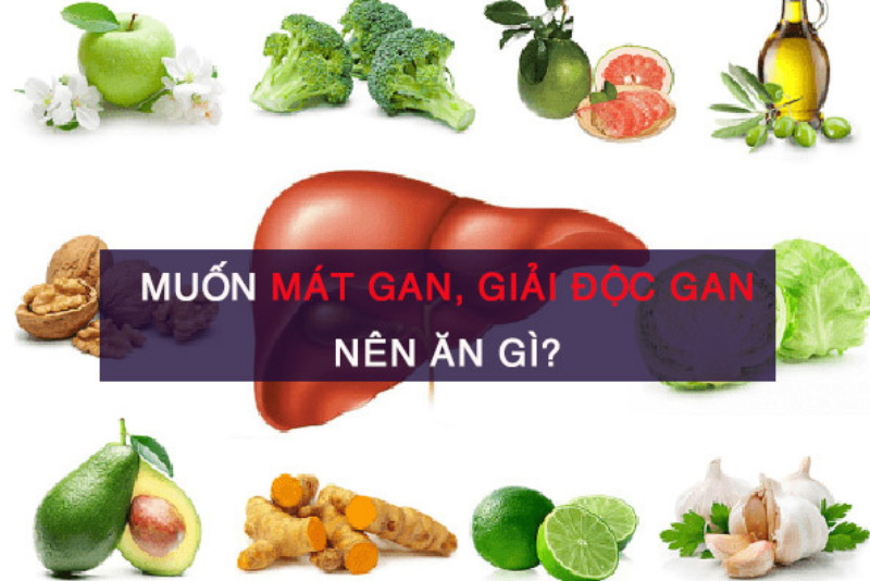 món ăn giải độc gan