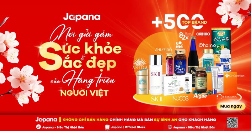 Japana - Địa chỉ uy tín để gửi gắm sức khỏe sức đẹp