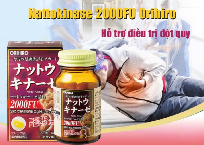 Review viên uống chống đột quỵ Nattokinase 2000fu Orihiro Nhật Bản