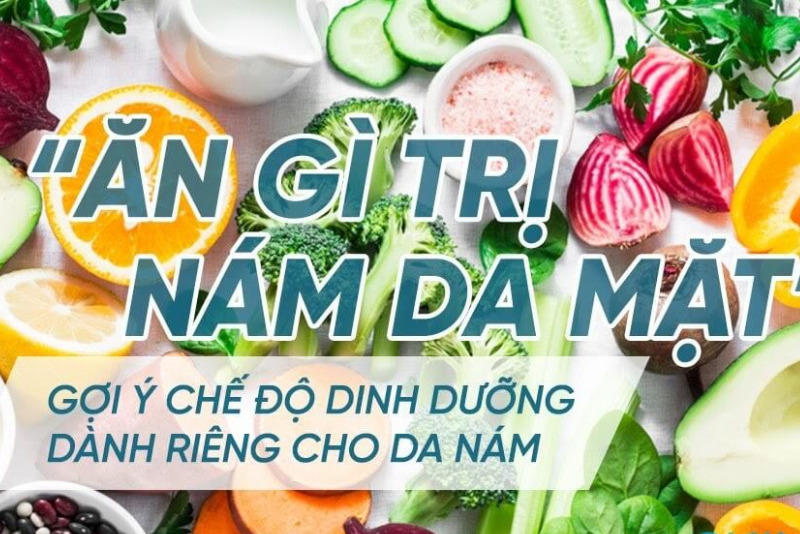 bổ sung dinh dưỡng cho da nám