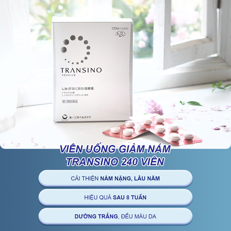 Viên uống giảm nám Transino Nhật Bản 