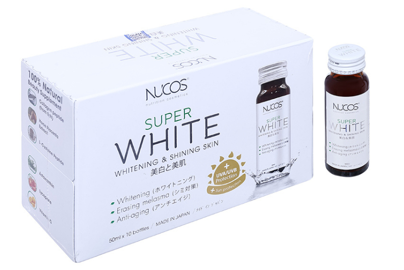  Nucos Super White giúp dưỡng trắng, làm mờ vết thâm và sạm nám