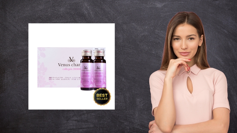 Collagen Venus Charge là sản phẩm chứa hàm lượng Collagen Peptide cao 20,000mg, cung cấp dưỡng chất quan trọng để nuôi dưỡng làn da mịn màng