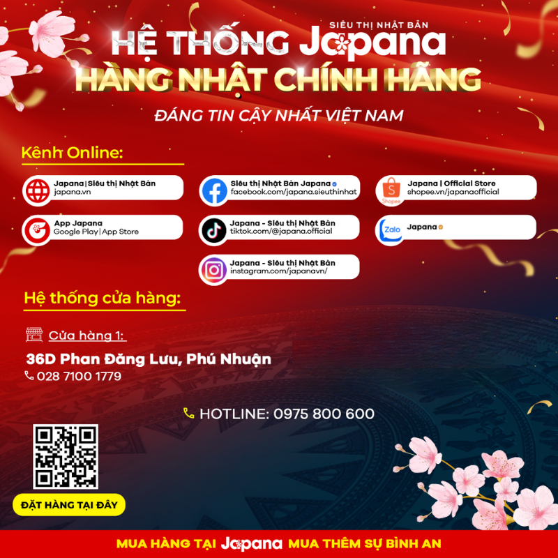 Gửi tặng ngàn yêu thương qua món quà làm đẹp và chăm sóc sức khỏe tại Japana