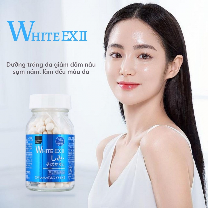 Những công dụng tuyệt vời của viên uống trắng da White Ex II