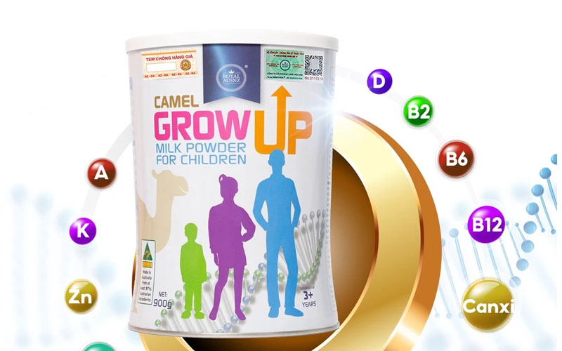 Sữa Roya Ausnz Camel Grow Up hỗ trợ phát triển xương 