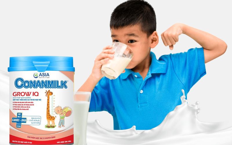 Sữa Connamilk Grow IQ hỗ trợ phát triển chiều cao và trí não cho trẻ